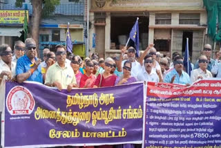 Pensioners Protest in Salem