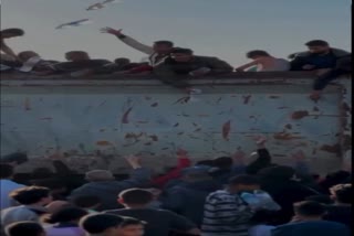 Children yearning for a drop of water during the brutal Israeli-imposed war