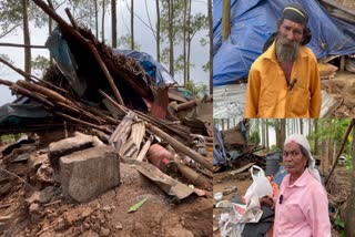 ചിന്നക്കനാലിൽ കാട്ടാന ആക്രമണം  ചിന്നക്കനാലിൽ കാട്ടാന  ചിന്നക്കനാലിൽ കാട്ടാന വീട് തകർത്തു  കാട്ടാന ആക്രമണം  പെരുവഴിയിലായി വയോധിക ദമ്പതികൾ  Wild Elephant attack in Chinnakanal Idukki  Wild Elephant attack  Wild Elephant attack in Idukki  Wild Elephnat destroyed an elderly couples house  elderly couples house destroyed by Wild Elephnat  Wild Elephnat attack in Chinnakanal Idukki