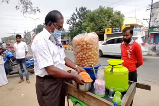 food safety department conducts sudden inspection of pani puri shops in theni
