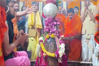 Mohan Yadav Worship baba mahakal