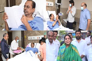 Minister Thummala Visits KCR at Yashoda Hospital