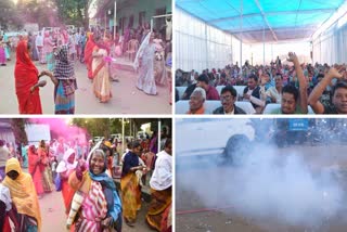 Celebratory Atmosphere In Jashpur Village Bagiya