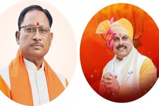 Madhya Pradesh Chhattisgarh Chief Ministers to take oath  MP And Chhattisgarh CMs Oath  Oath Ceremony Of CM  മധ്യപ്രദേശ് മുഖ്യമന്ത്രി  ഛത്തീസ്‌ഗഡ് മുഖ്യമന്ത്രി  വിഷ്‌ണുദേവ് സായ്‌  ഛത്തീസ്‌ഗഡ് വിഷ്‌ണുദേവ് സായ്‌  മധ്യപ്രദേശ് മോഹന്‍ യാദവ്  പ്രധാനമന്ത്രി നരേന്ദ്ര മോദി