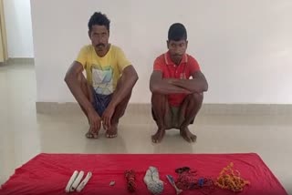 Sukma Police arrested two Naxalites