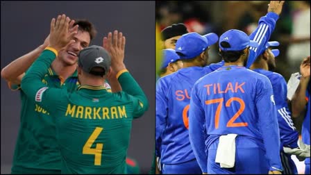 South Africa vs India 2nd T20  South Africa won by 5 wickets  South Africa won against India  ಅಬ್ಬರಿಸಿ ಮುಗ್ಗರಿಸಿದ ಟೀಂ ಇಂಡಿಯಾ  ದಕ್ಷಿಣಾ ಆಫ್ರಿಕಾಕ್ಕೆ ಐದು ವಿಕೆಟ್​ಗಳ ಜಯ  ದಕ್ಷಿಣ ಆಫ್ರಿಕಾ ಪ್ರವಾಸ  ನಿನ್ನೆ ನಡೆದ ಪಂದ್ಯ  ಎರಡನೇ ಟಿ20ಯಲ್ಲಿ ಮೇಲುಗೈ  ಸೇಂಟ್ ಜಾರ್ಜ್ ಪಾರ್ಕ್ ಮೈದಾನ  ರಿಂಕು ಭರ್ಜರಿ ಬ್ಯಾಟಿಂಗ್  ಟಾಸ್​​ಗೂ ಮುನ್ನ ಮಳೆಯ ಮುನ್ಸೂಚನೆ