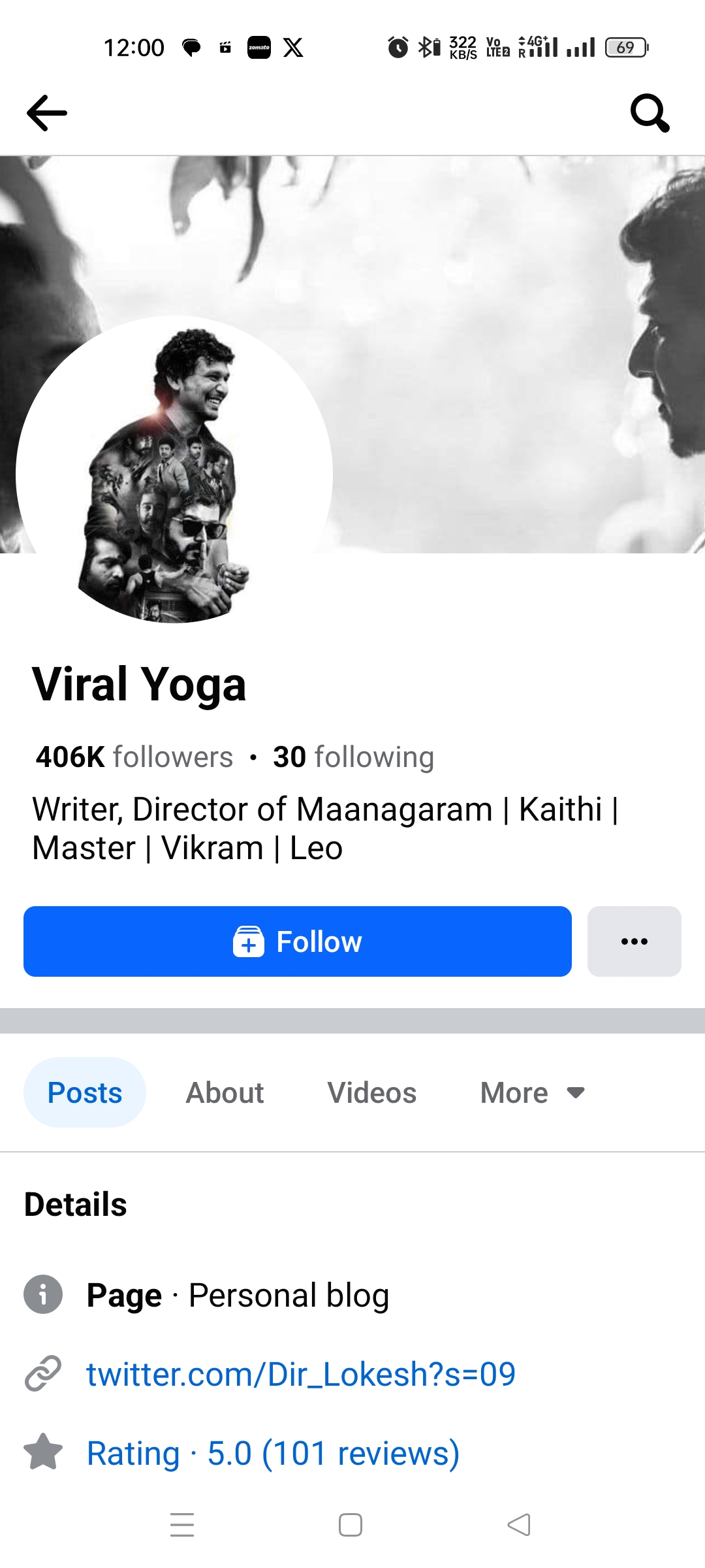 Director Lokesh Kanagaraj said to unfollow the fake social media page in his name