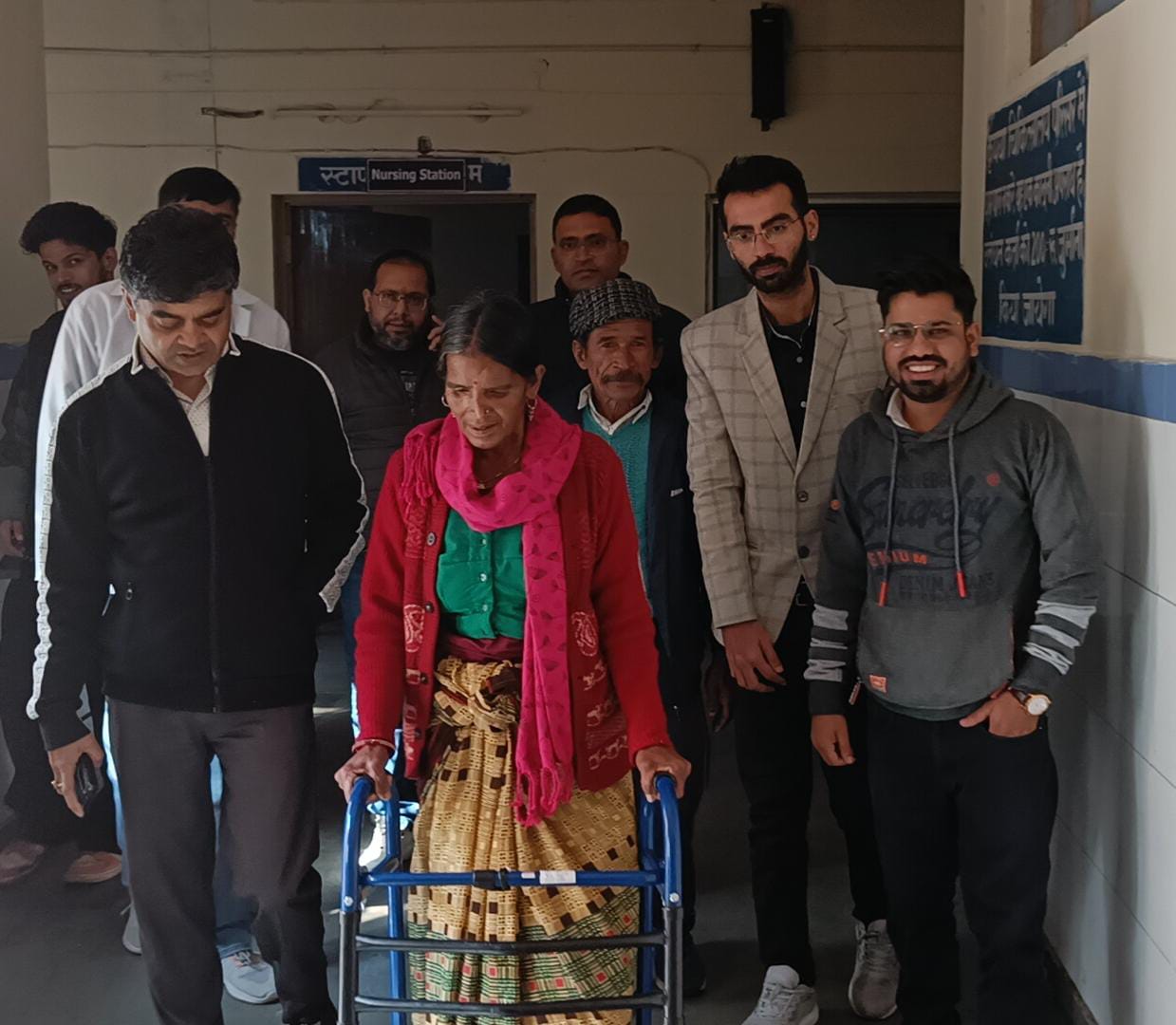 woman knee replacement in Srinagar