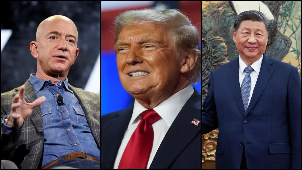 Bezos, Trump, Jinping