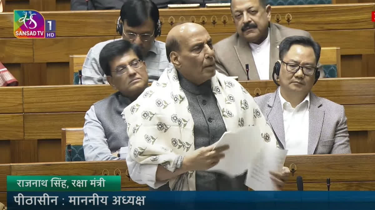 Constitution Debate: Rajnath Attacks Congress, Says One Party Tried To 'Hijack' Framing Of Constitution