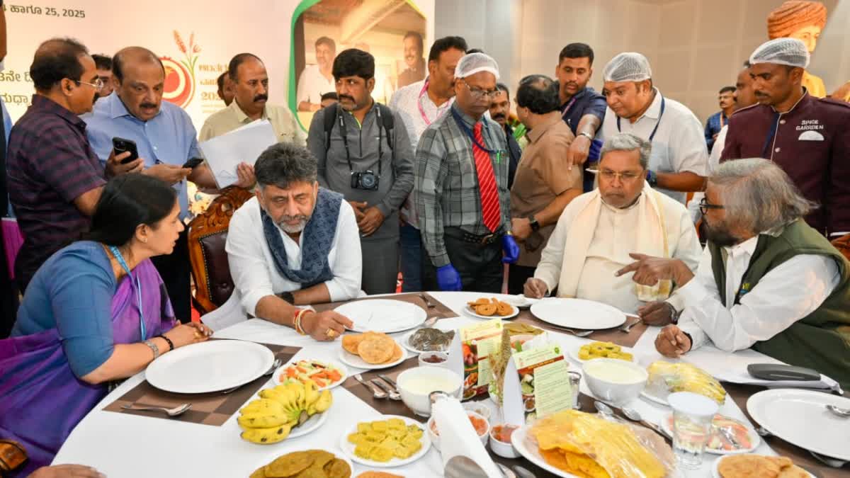 CM, DCM savoring millet dishes