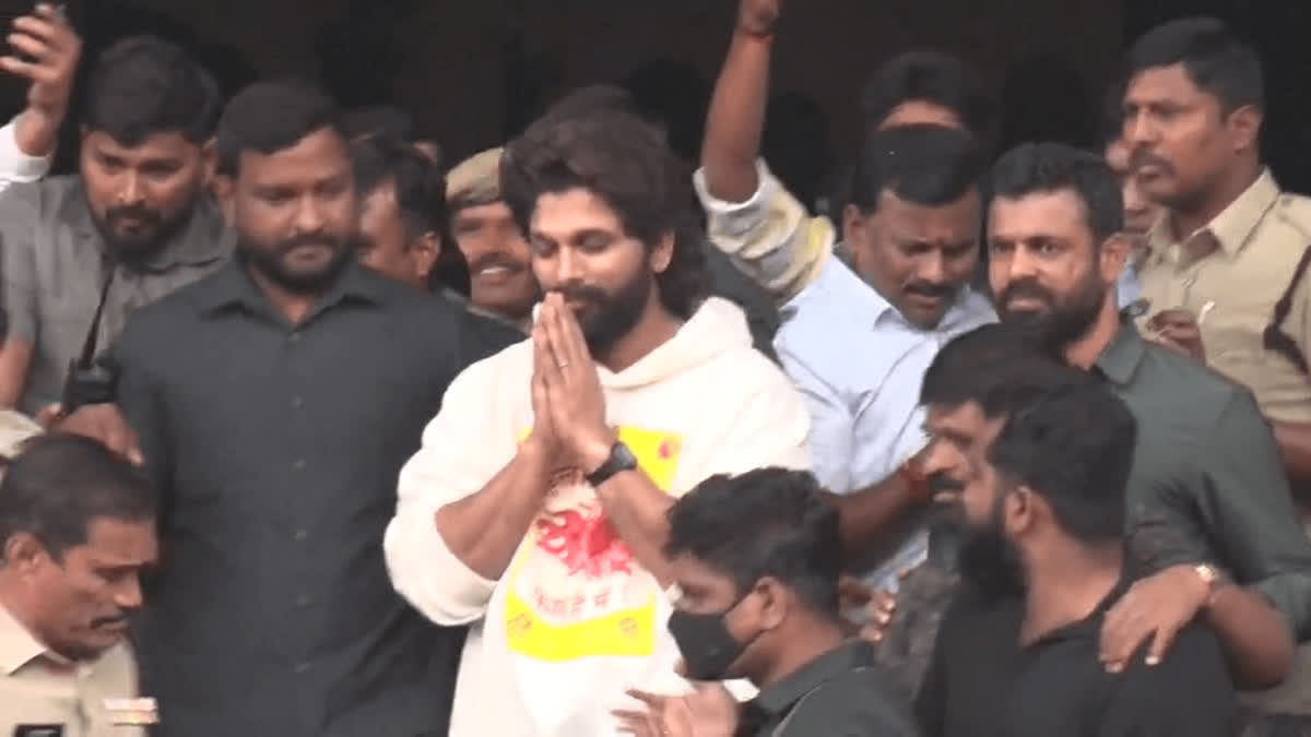 ALLU ARJUN  ALLU ARJUNS ARREST  SANDHYA THEATRE STAMPEDE TRAGEDY  പ്രതികരിച്ച് യുവതിയുടെ ഭര്‍ത്താവ്