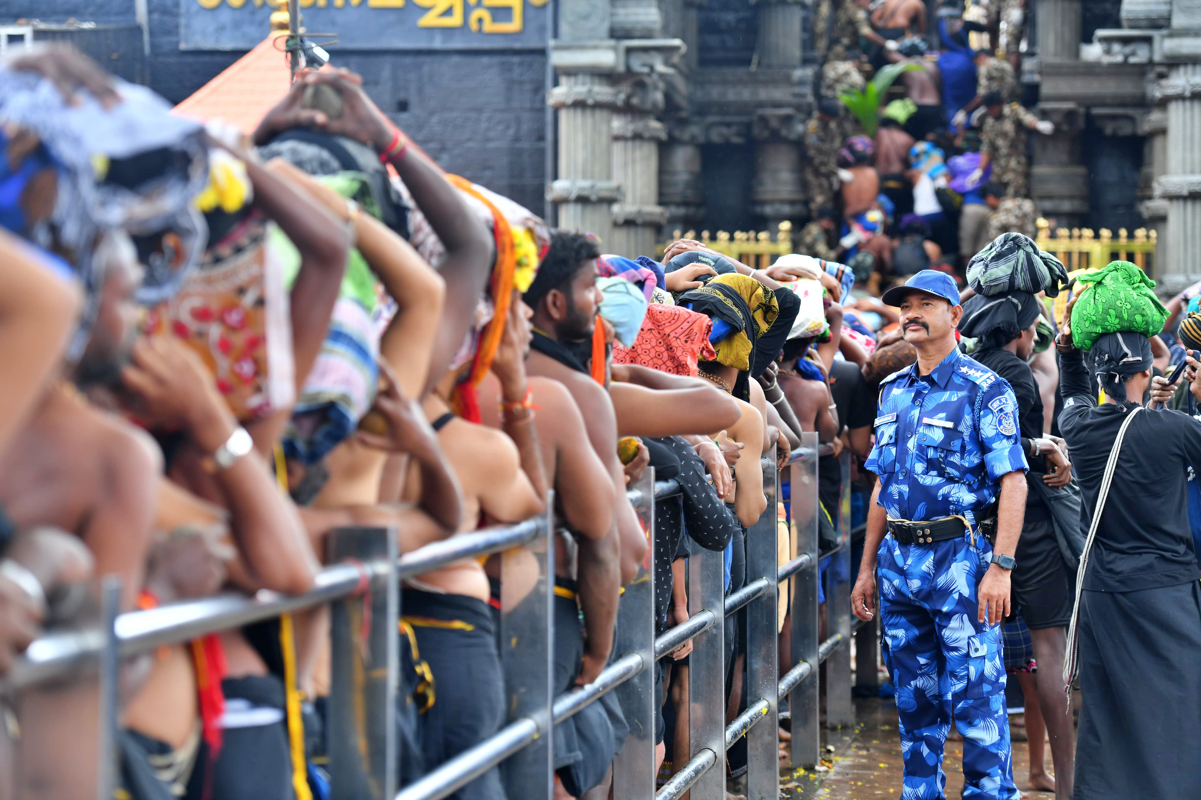 HEAVY RAIN IN SABARIMALA  ശബരിമലയിൽ പെയ്‌തത് കനത്ത മഴ  ORANGE ALERT IN PATHANAMTHITTA  SABARIMALA NEWS