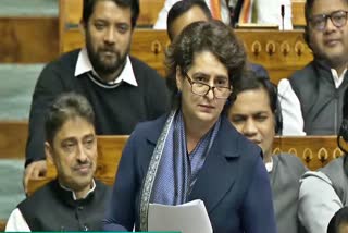 PRIYANKA GANDHI FLAYS BJP  PRIYANKA GANDHI SPEECH IN LOKSABHA  പ്രിയങ്ക ഗാന്ധി കന്നി പ്രസംഗം  പ്രിയങ്ക ഗാന്ധി ലോക്‌സഭ പ്രസംഗം