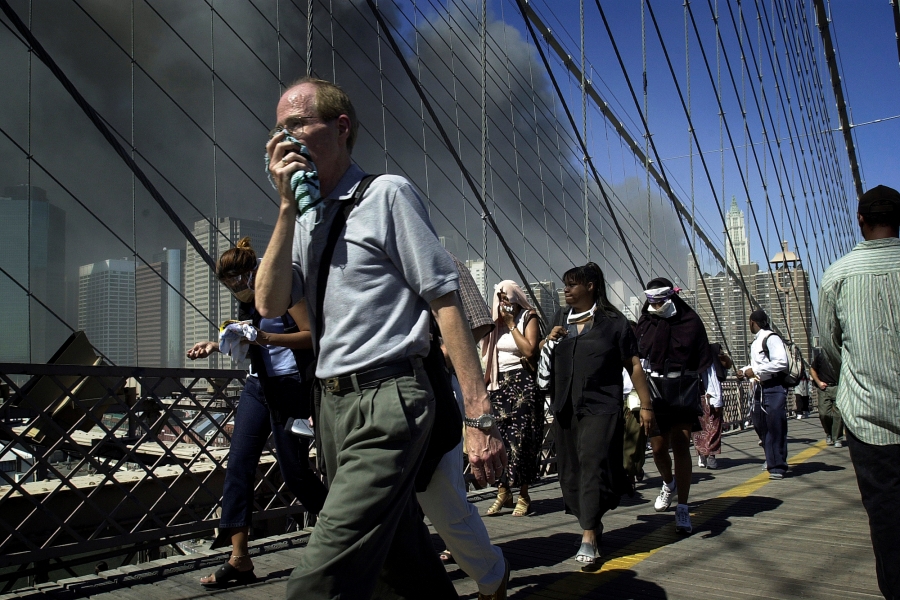 20 images that documented the enormity of 9/11