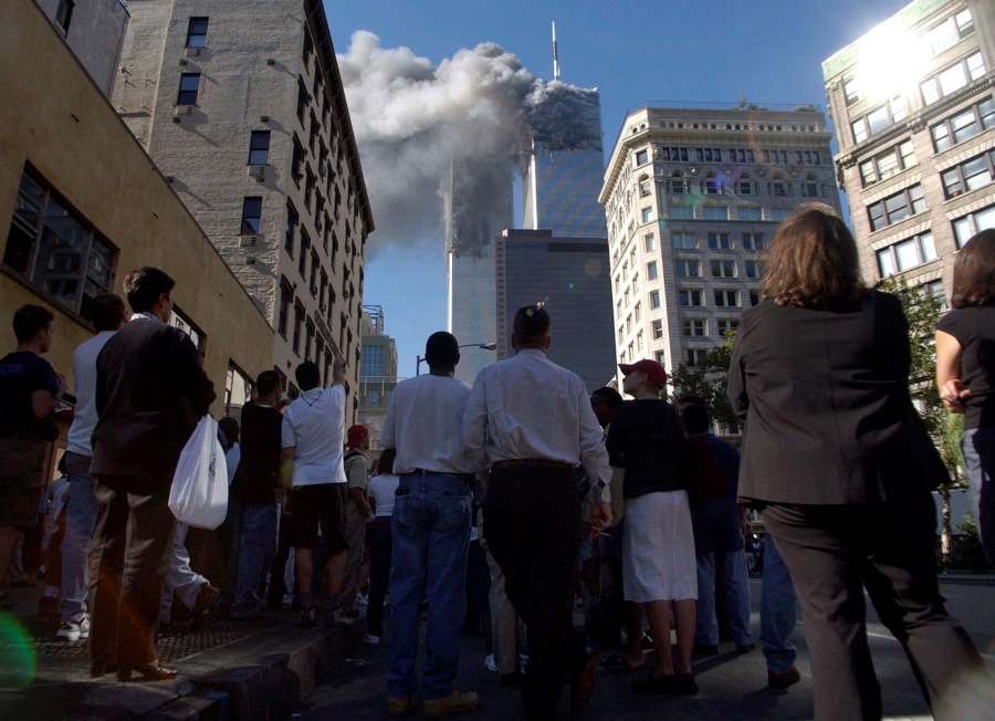 9/11ৰ আক্ৰমণৰ পিছৰ দৃশ্য