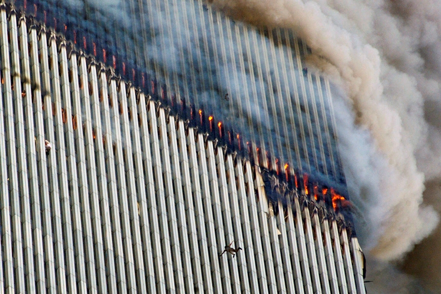 9/11ৰ আক্ৰমণৰ পিছৰ দৃশ্য