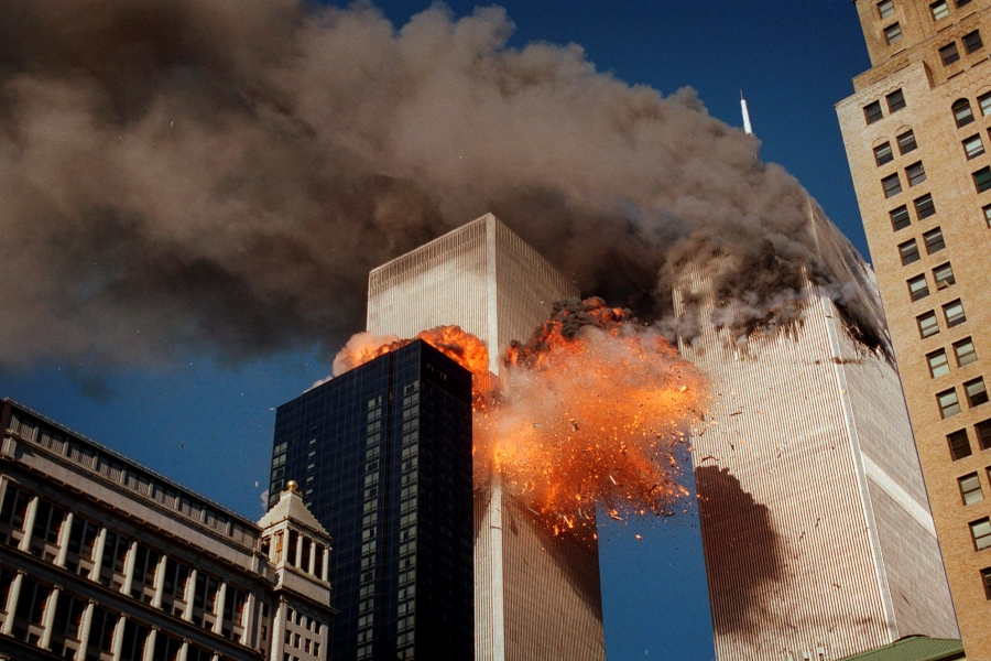 9/11ৰ আক্ৰমণৰ পিছৰ দৃশ্য