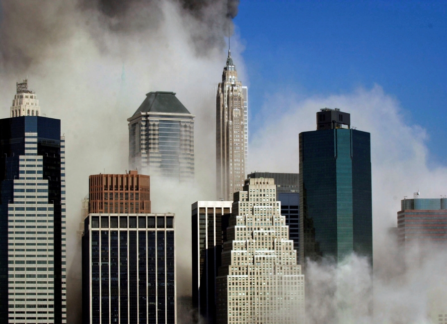 9/11ৰ আক্ৰমণৰ পিছৰ দৃশ্য