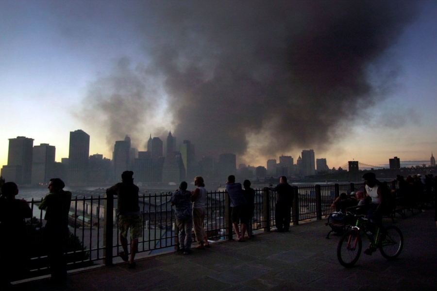 9/11ৰ আক্ৰমণৰ পিছৰ দৃশ্য