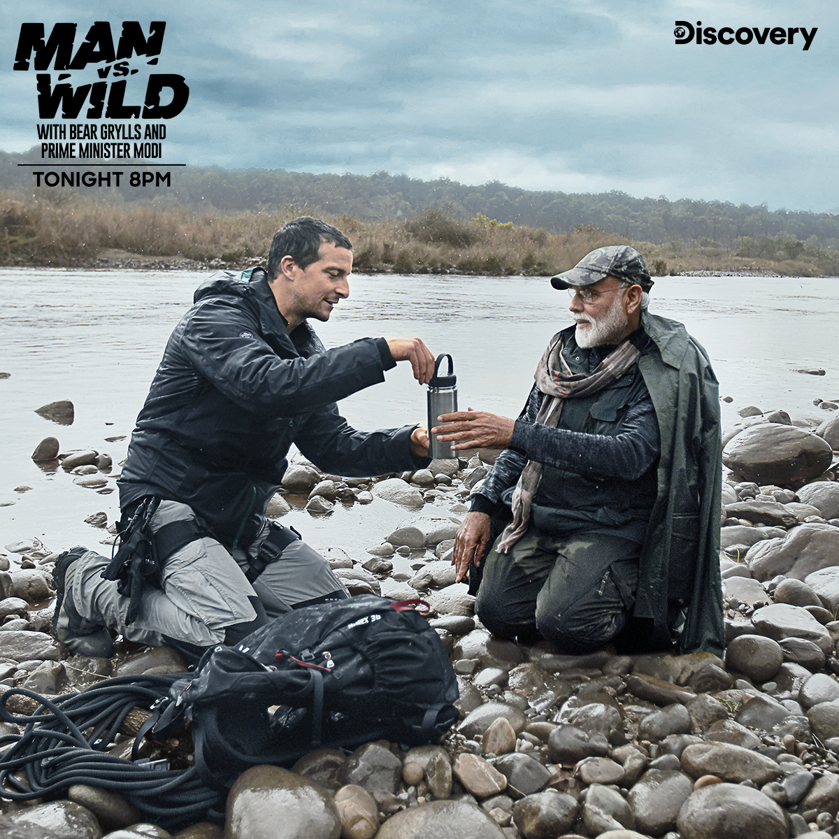 modi Bear Grylls