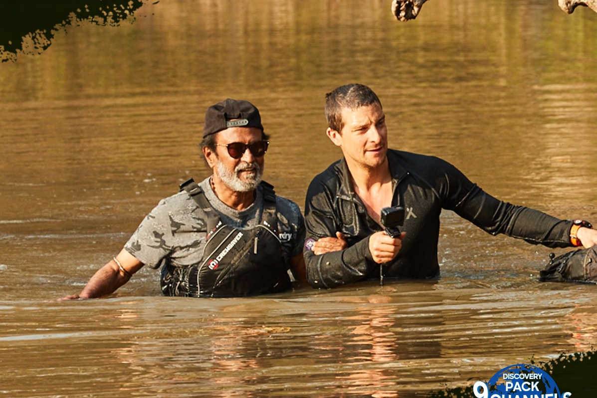 Bear Grylls rajnikanth