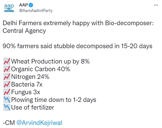 Tweet by AAP