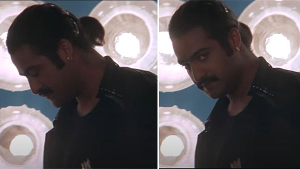 NTR ponytail hairstyle