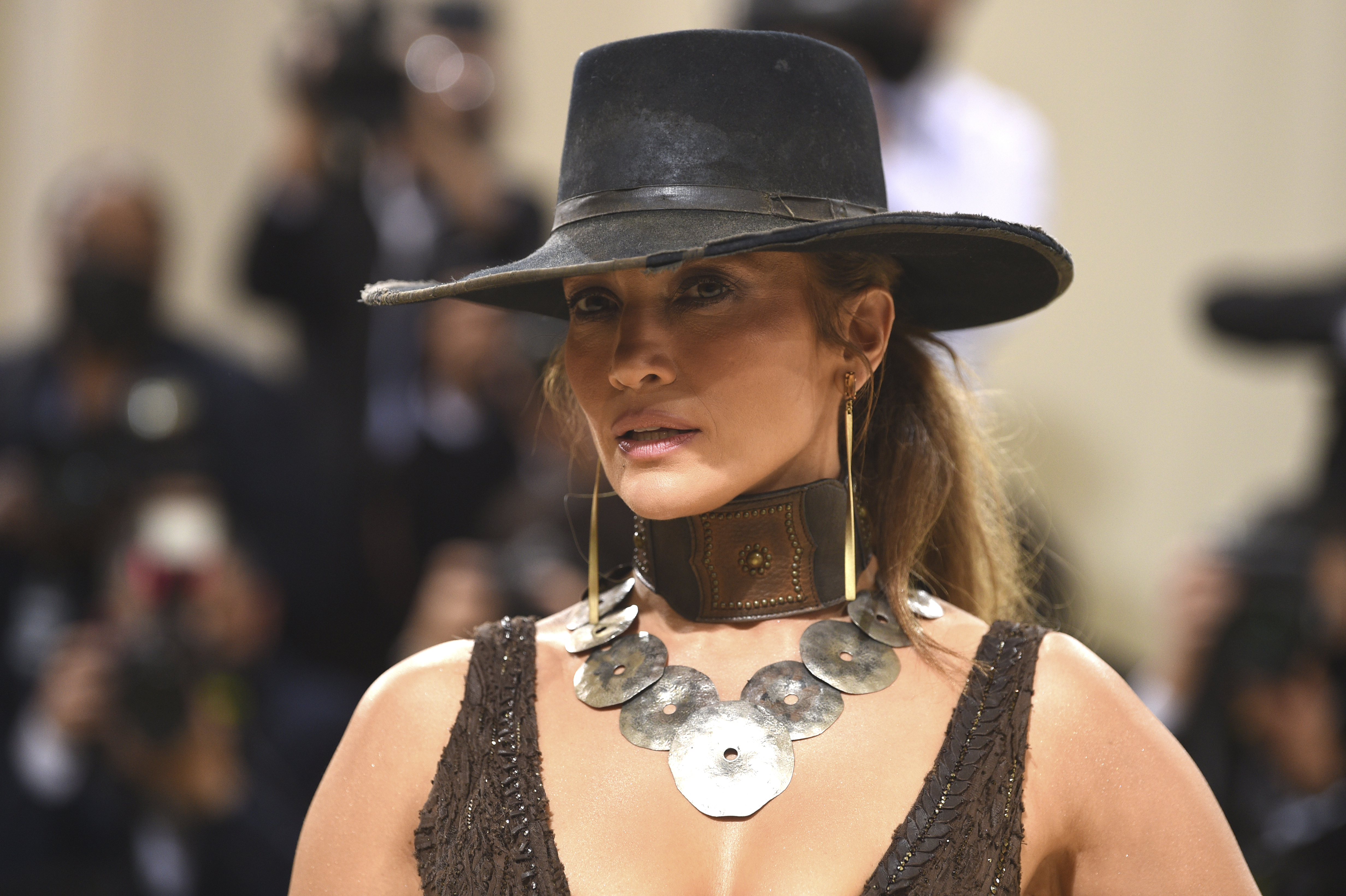 Jennifer Lopez attends The Metropolitan Museum of Art's Costume Institute benefit gala celebrating the opening of the "In America: A Lexicon of Fashion" exhibition on Monday, Sept. 13, 2021, in New York.