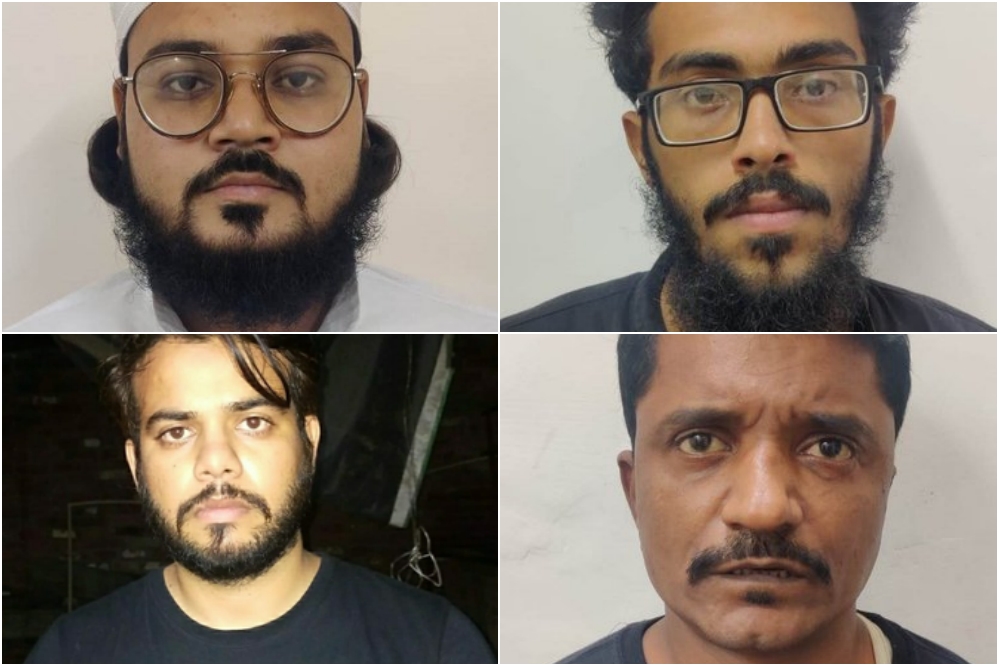 Pak trained terrorists arrested with Explosives and firearms in delhi