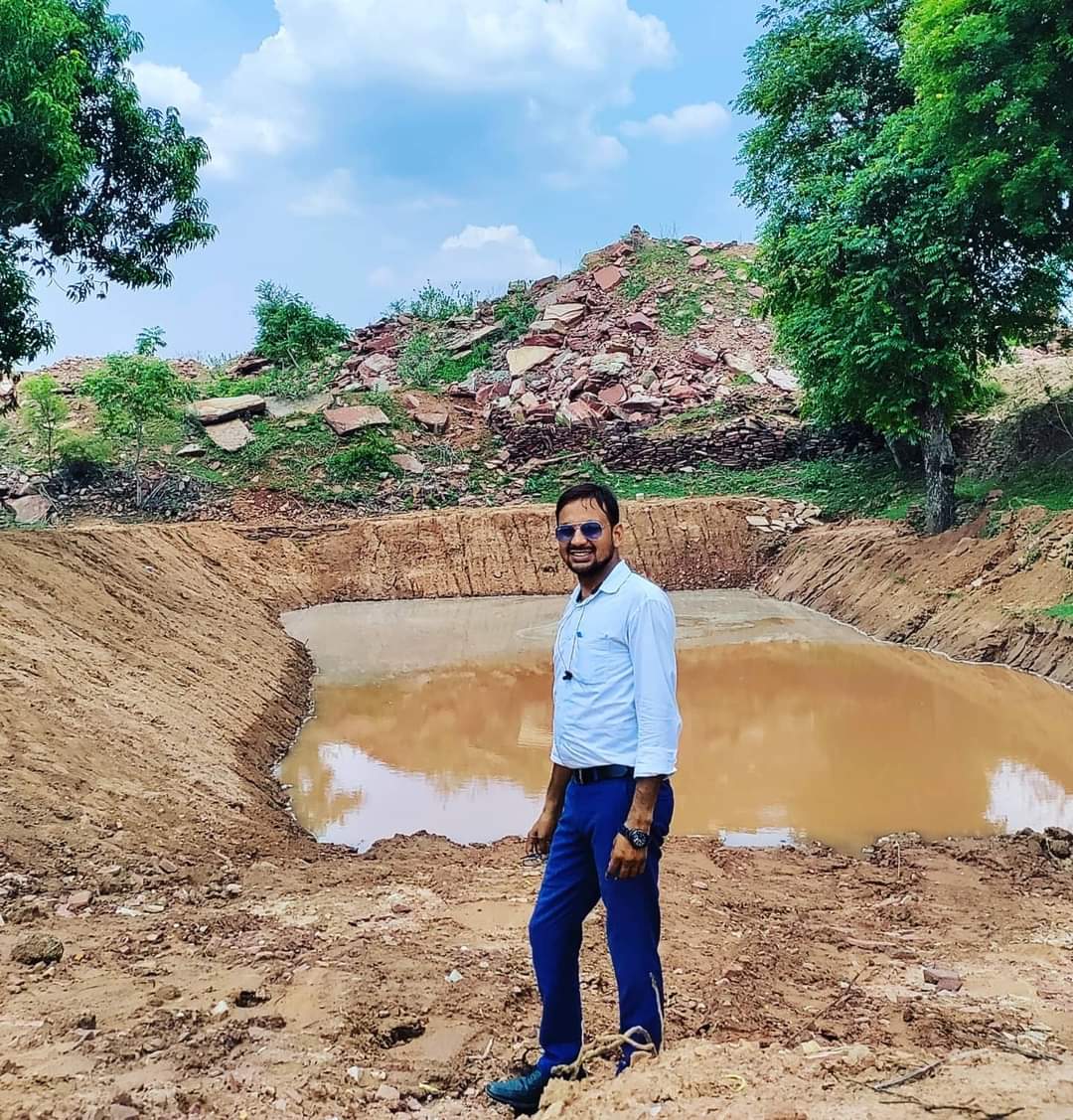 Agriculture Expert near Farm Pond