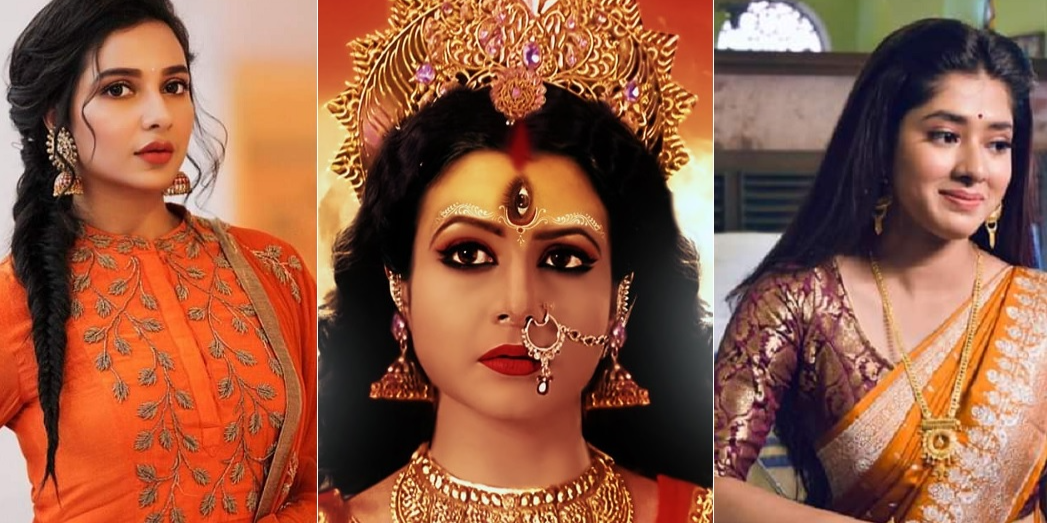 Koel Mallick, Subhashree Ganguly and Ditipriya Roy featuring durga in mahalaya