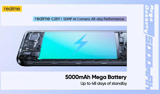 realme c25y features and specifications