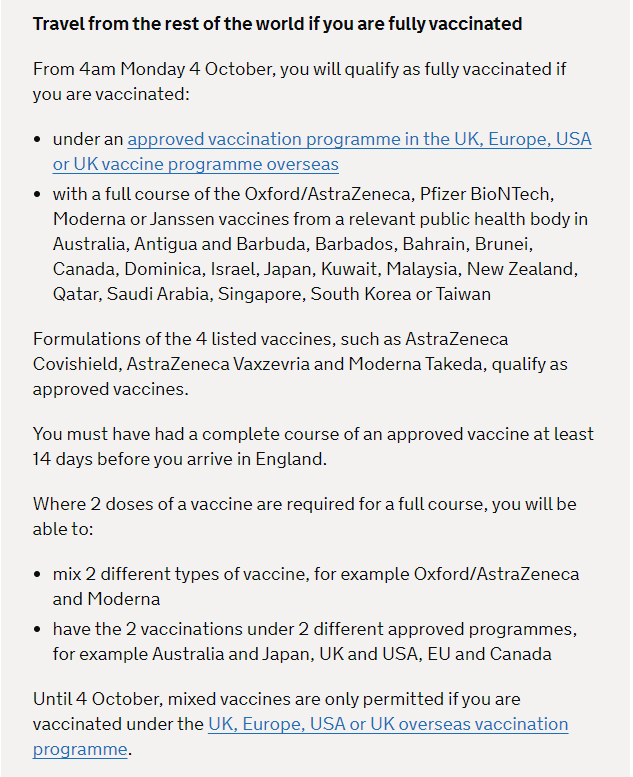 uk travel restrictions