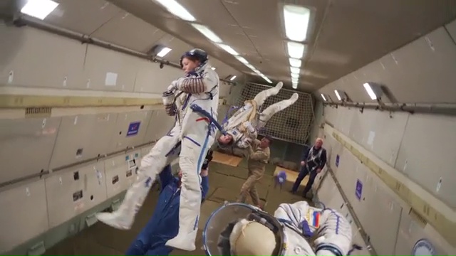 russian acress And director flying to space to shoot for a movie