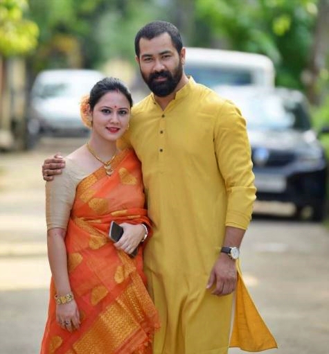 Diganta Hazarika with wife