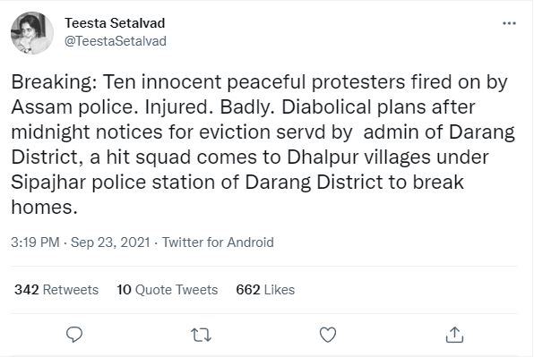 teesta setalvad