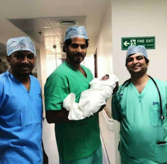 Baby boy to Nikhil Kumaraswamy