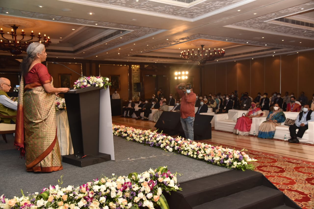 central minister Nirmala Sitharaman review in hyderabad