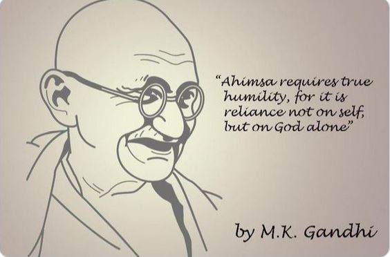 अहिंसा को लेकर राष्ट्रपिता महात्मा गांधी का संदेश