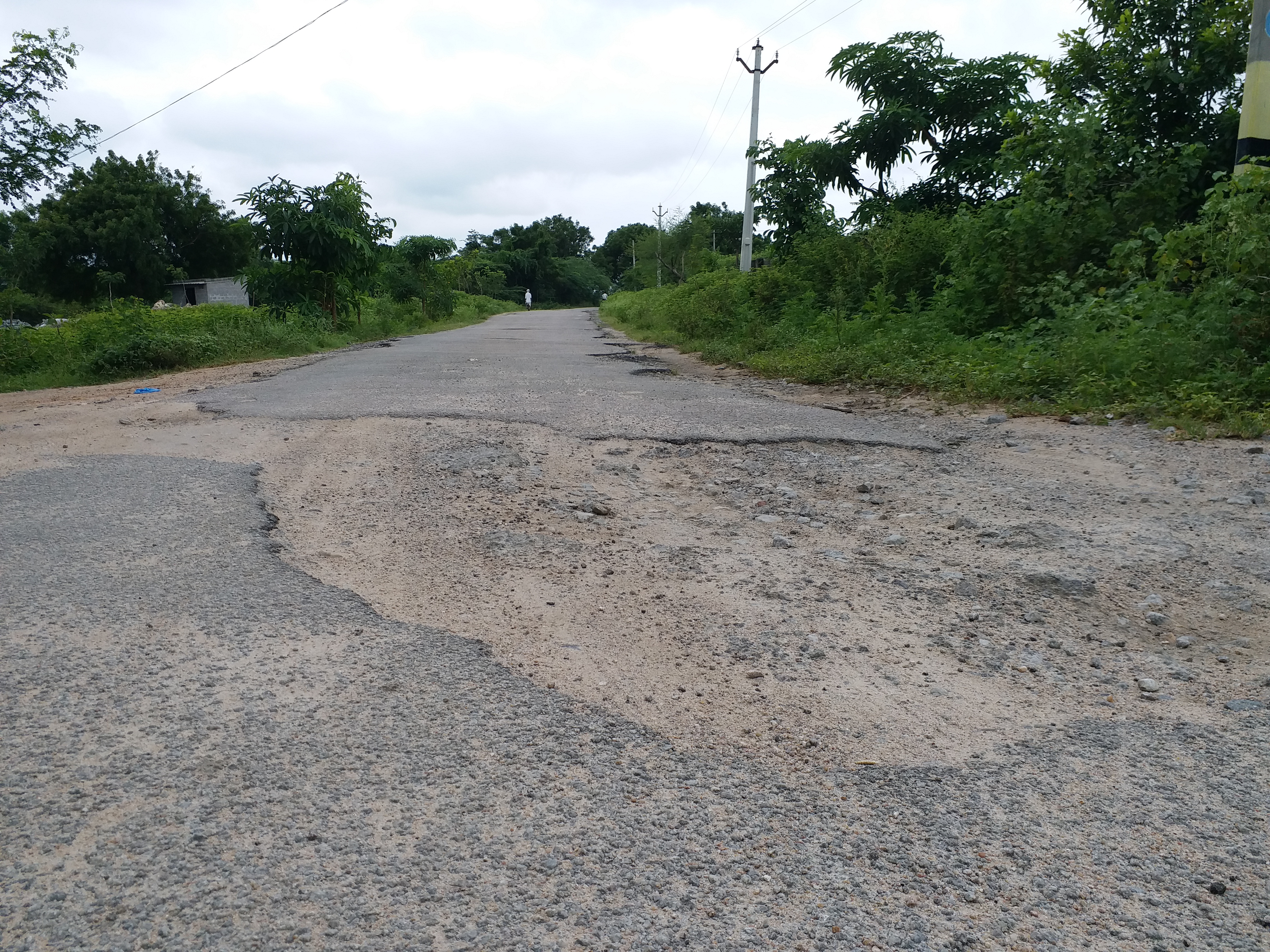 road problems in villages, yadadri bhuvanagiri district road problems