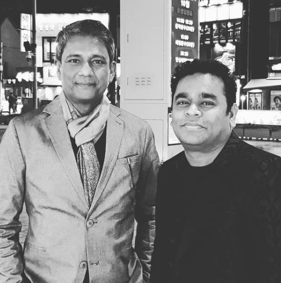 adil hussain with A R Rahman