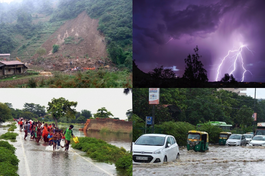 बाढ़, भूस्खलन, जलभराव, बिजली गिरने से जान-माल का नुकसान