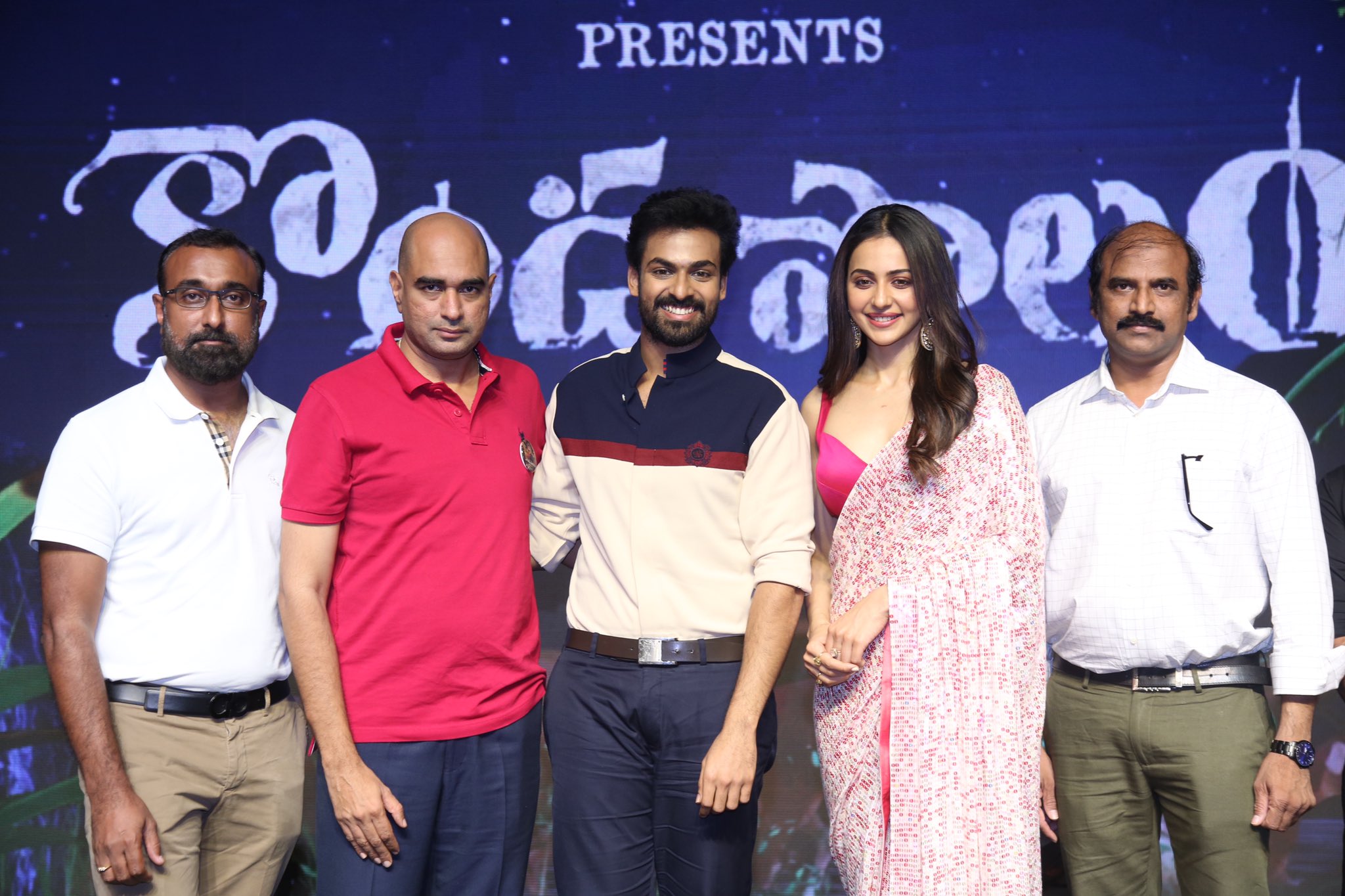 kondapolam movie team