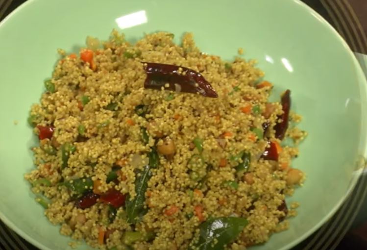 tasty millet upma