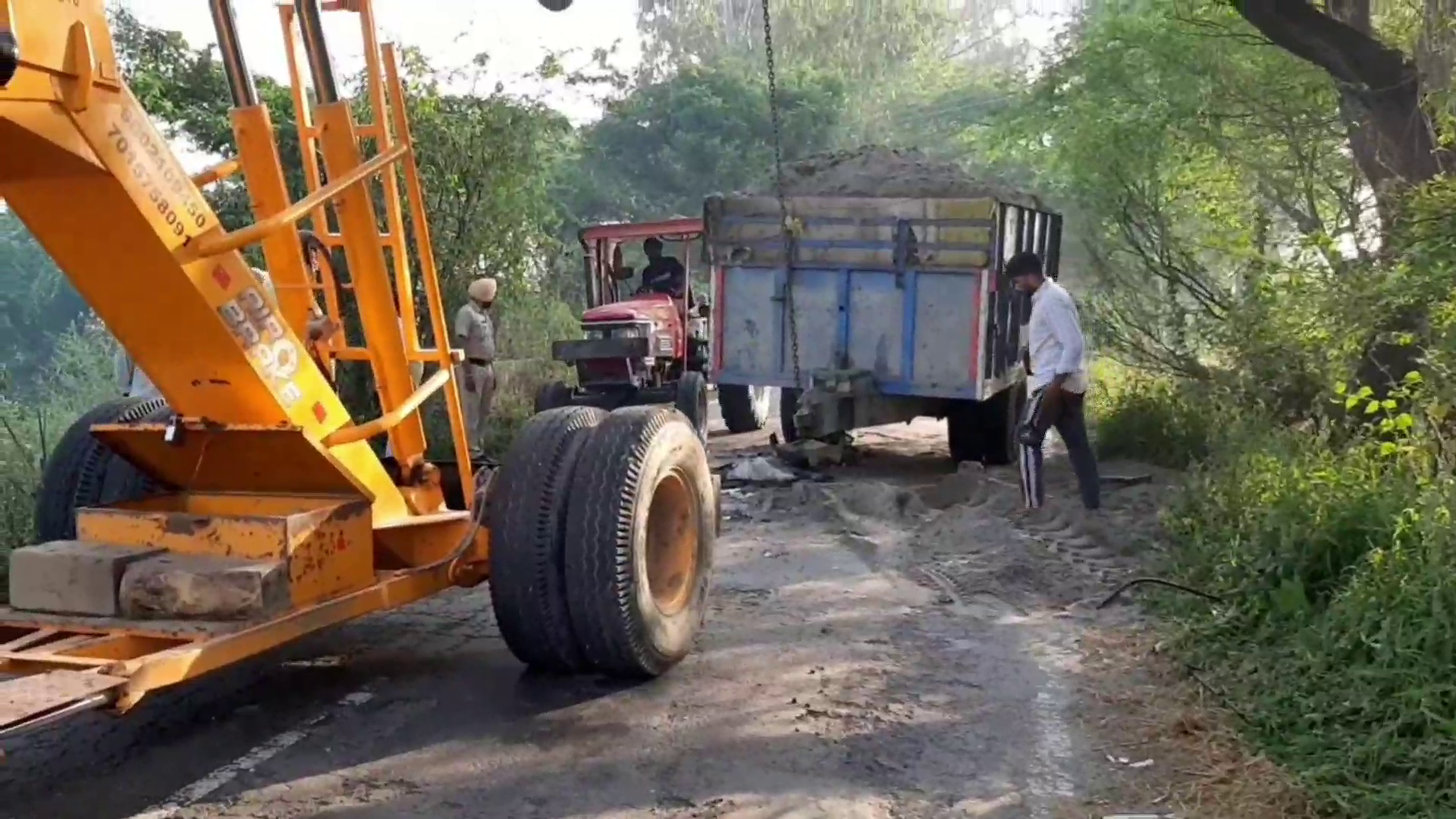 horrific-road-accident-in-karnal-indri-2-died-4-injured