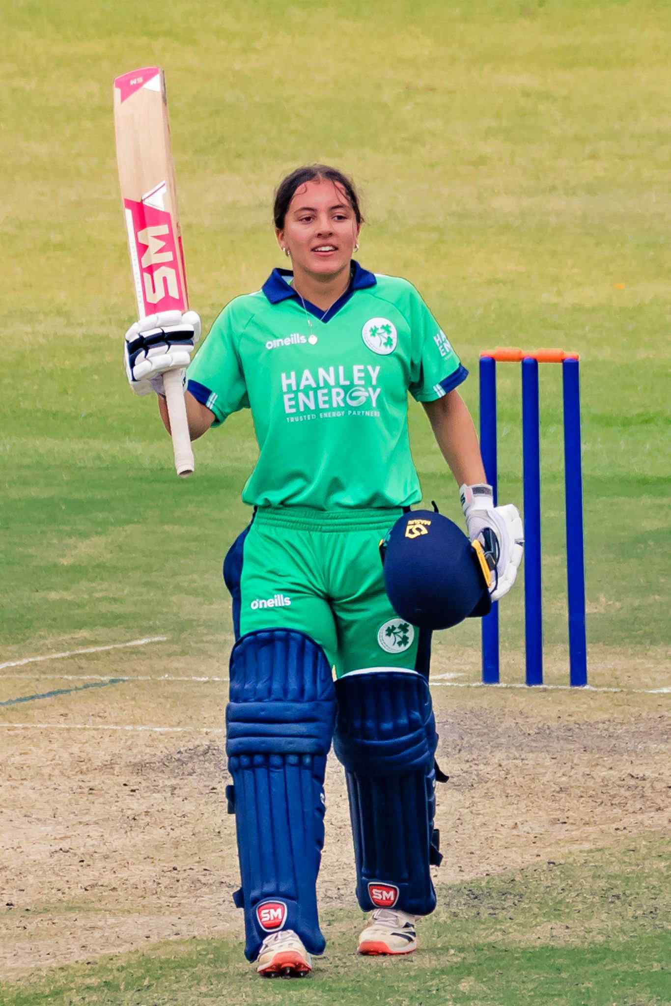 Amy Hunter is youngest to hit century in international cricket