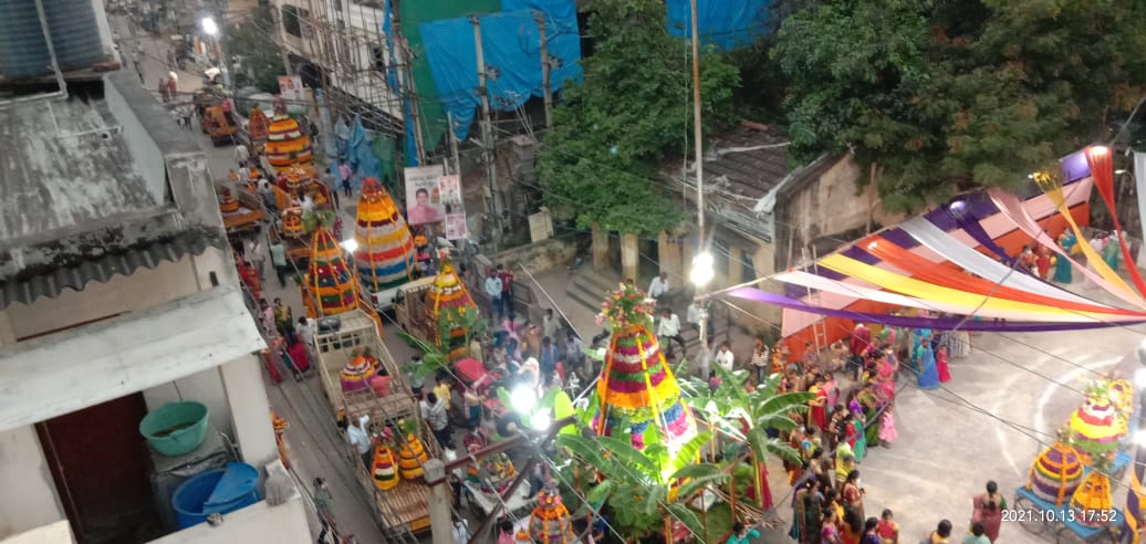 saddula bathukamma celebrations 2021 in telangana