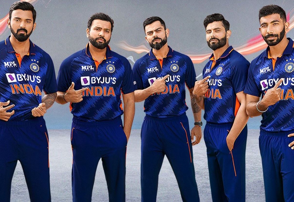 टी-20 विश्वकप के लिए टीम इंडिया की नई जर्सी