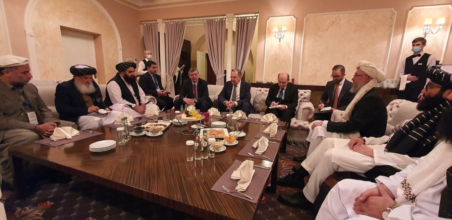 Taliban delegation meets Russian foreign minister